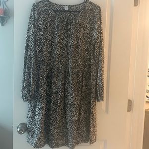 Old Navy Leopard print swing dress